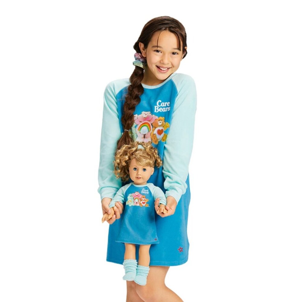 American Girl Courtney Carebears Pyjamas Pajamas for Girls - Size Large (12/14)